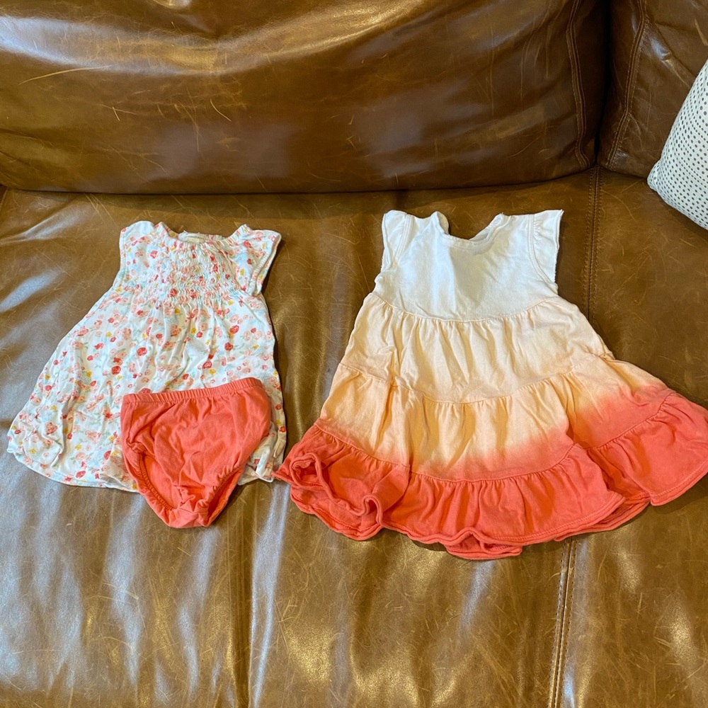 Baby girl dresses - Burt’s bees baby - 3-6 months